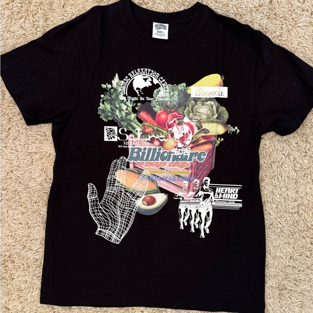 Billionaire Boys Club Black Graphic Tee